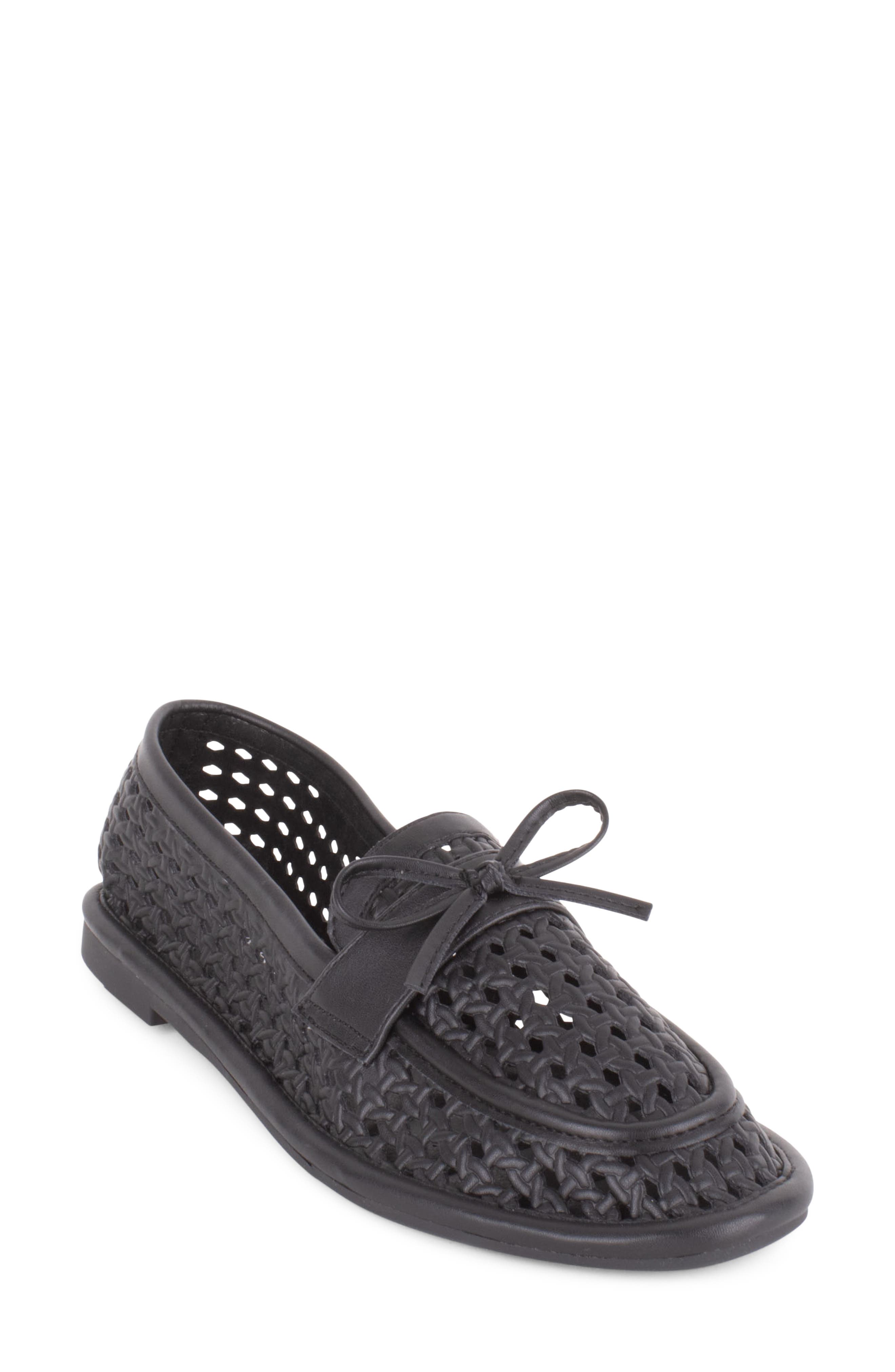 Tahari Maple Cutout Loafer, Main, color, Black