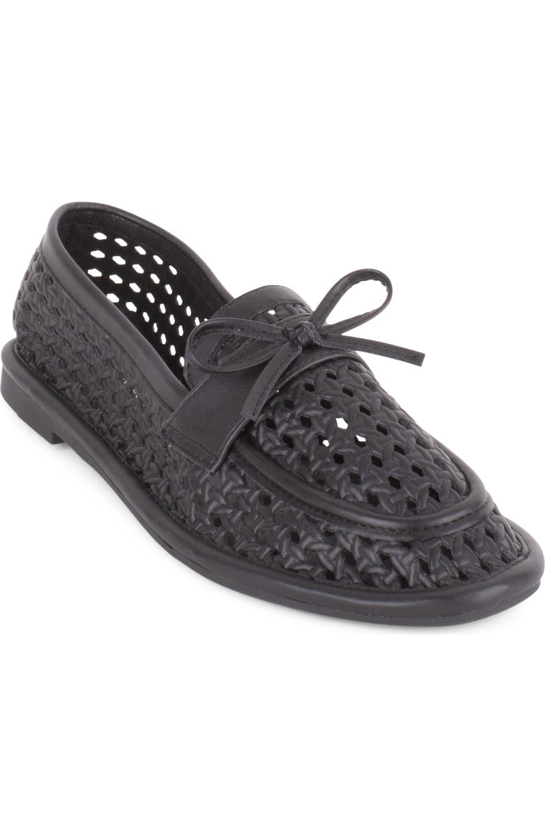 Tahari Maple Cutout Loafer, Main, color, Black