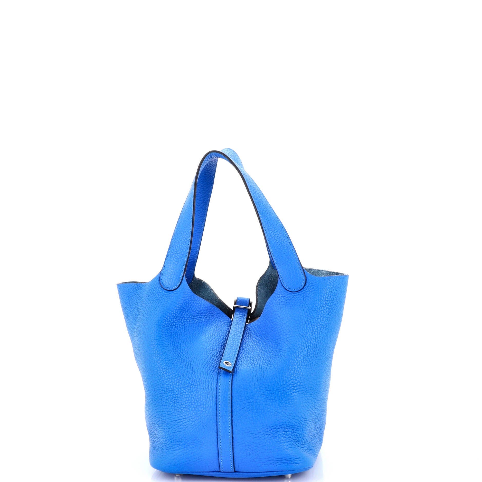 Pre-Owned Hermes Picotin Lock Bag Clemence MM, Main, color, 