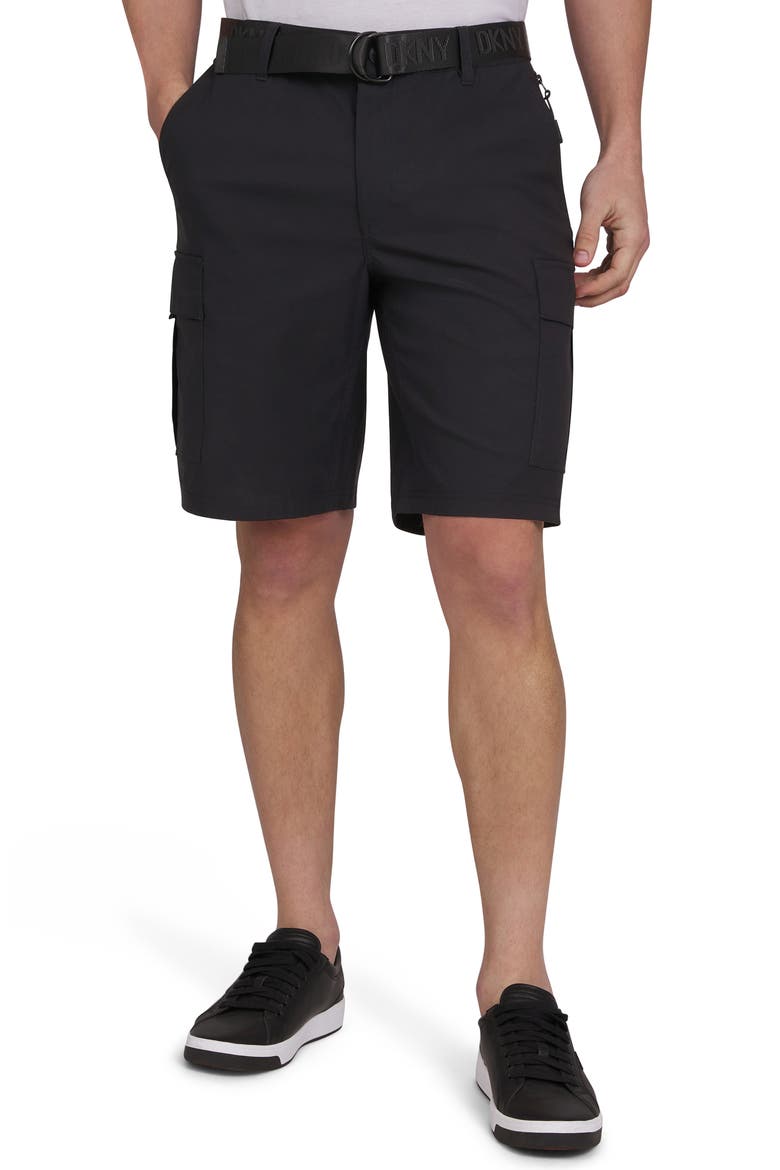 Jumel Tech Cargo Shorts, Alternate, color, BLACK