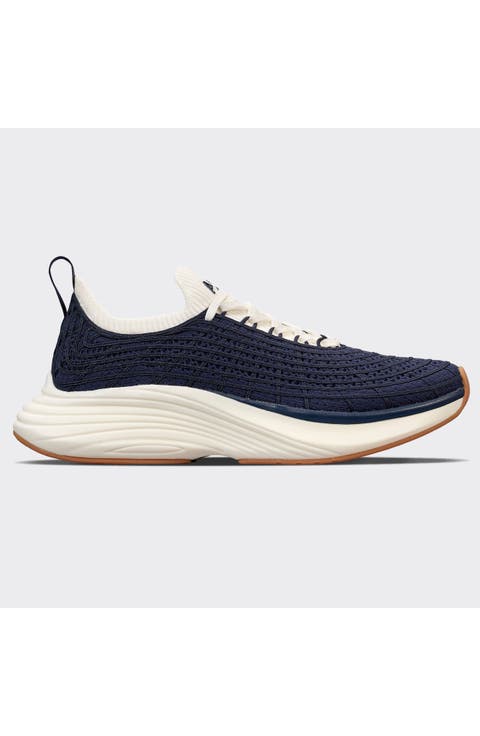 Women's TechLoom Zipline Navy Ivory Gum Sneaker