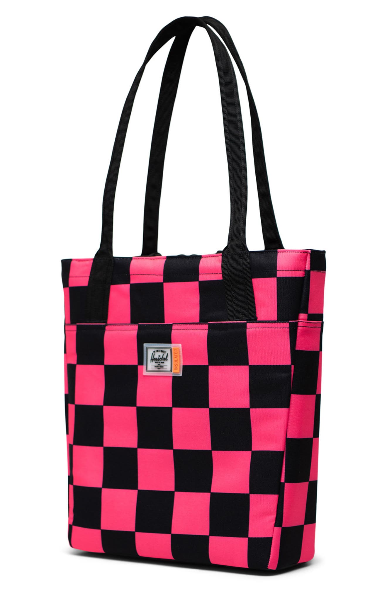 Herschel Supply Co. Small Alexander Insulated Recycled Polyester Zip Tote and Bottle Holder, Alternate, color, 