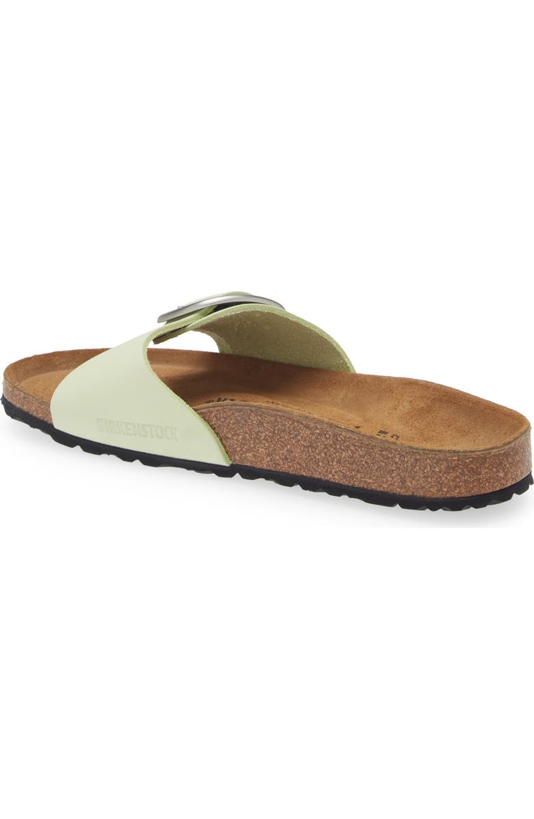 Birkenstock Madrid Big Buckle Slide Sandal, Alternate, color, Green Green