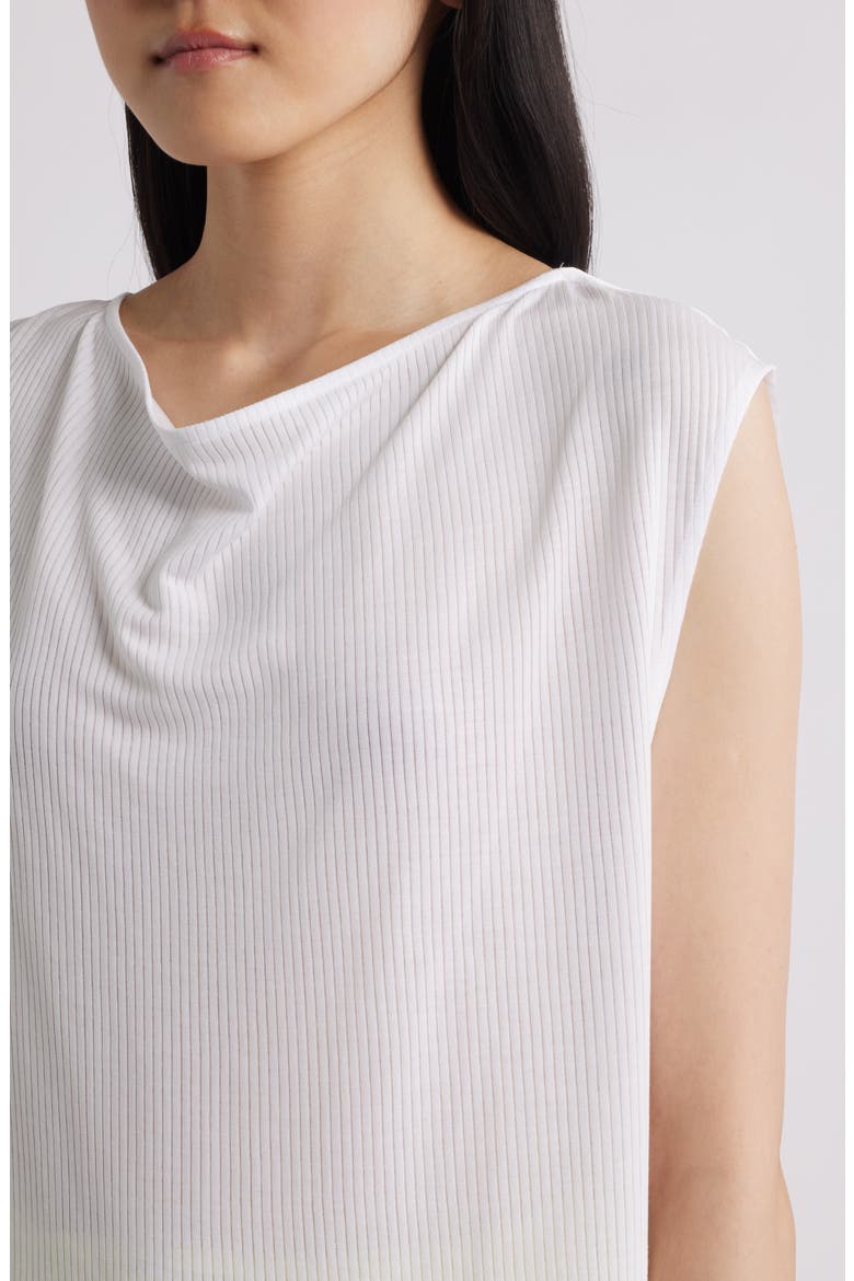 Cowl Neck Tank, Alternate, color, WHT