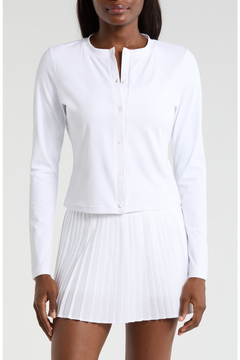 Rib Cardigan, Alternate, color, BRILLIANT WHITE