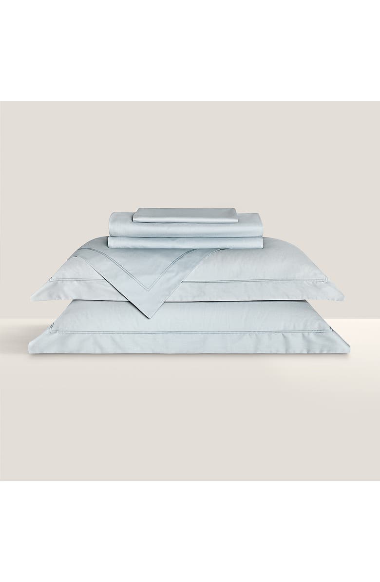 Togas Royal Flat Sheet, Main, color, Light Blue