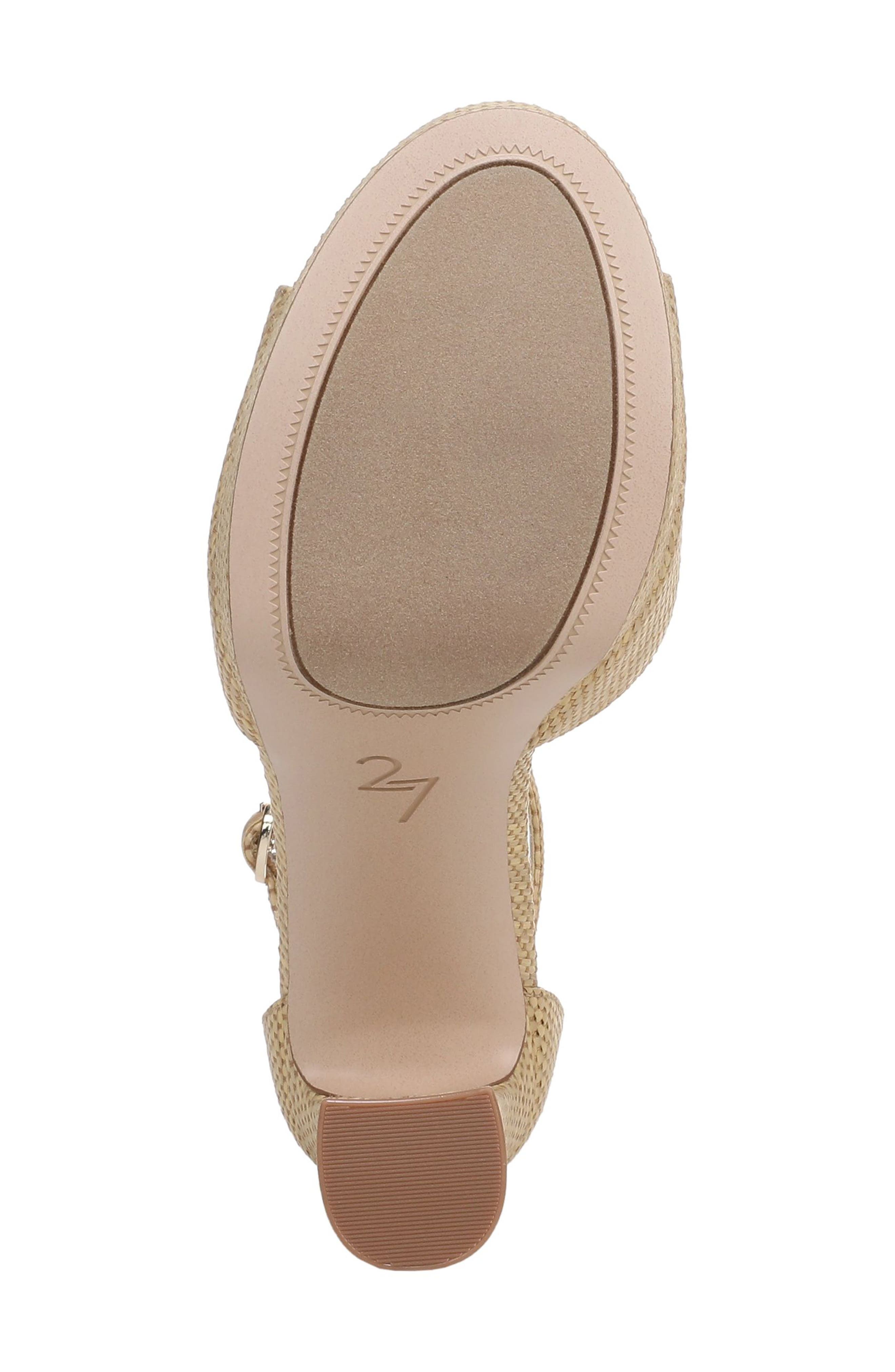 27 EDIT Naturalizer Delphie Ankle Strap Platform Sandal, Alternate, color, 