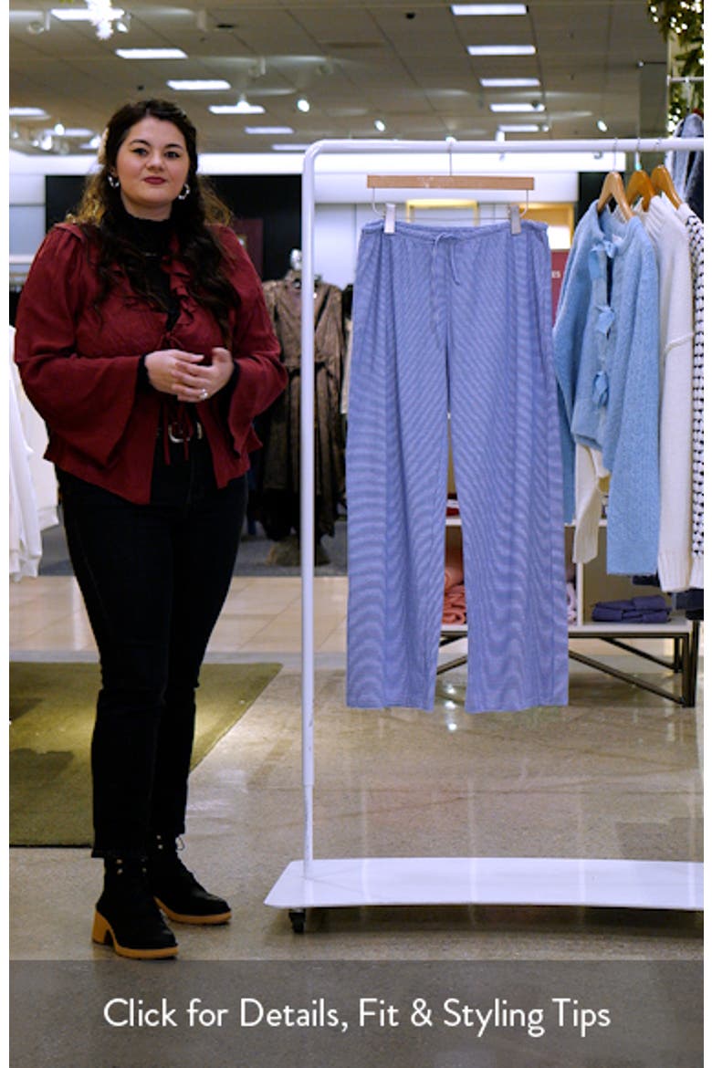 Olivia Stripe Relaxed Fit Pants video