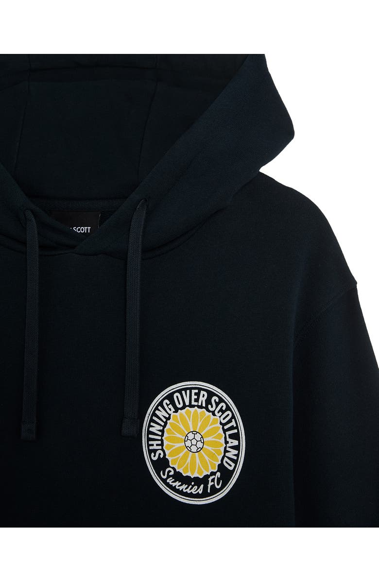 Lyle & Scott Sunnies FC Graphic Pullover Hoodie, Alternate, color, Dark Navy