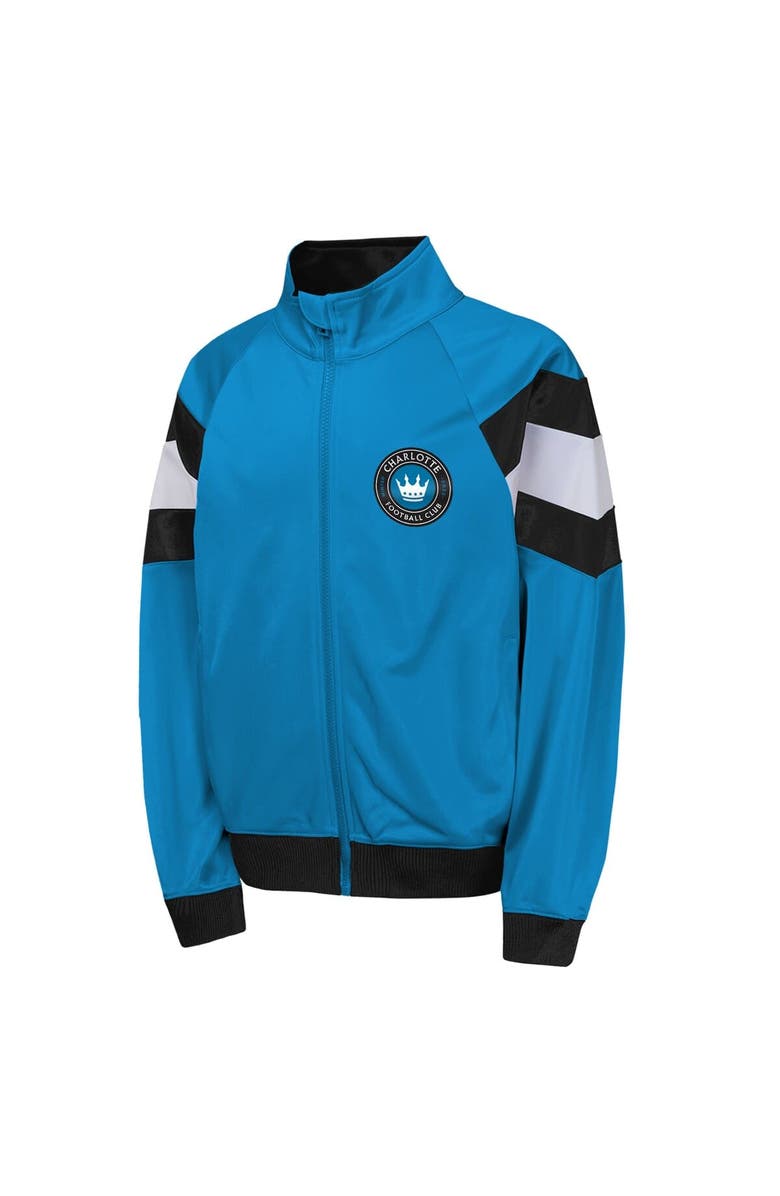 Outerstuff Youth  Blue Charlotte FC Field General Track Full-Zip Jacket, Alternate, color, 