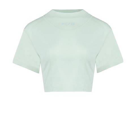 Pure Cotton Free Heaven Crop Tshirt