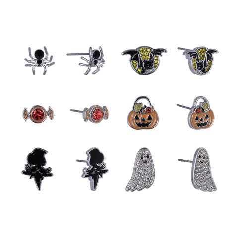 Halloween 6pk Stud Earrings