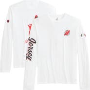 johnnie-O Men's johnnie-O White New Jersey Devils Adam Long Sleeve T-Shirt