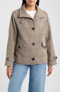 Sam Edelman Plaid Wool Blend Jacket