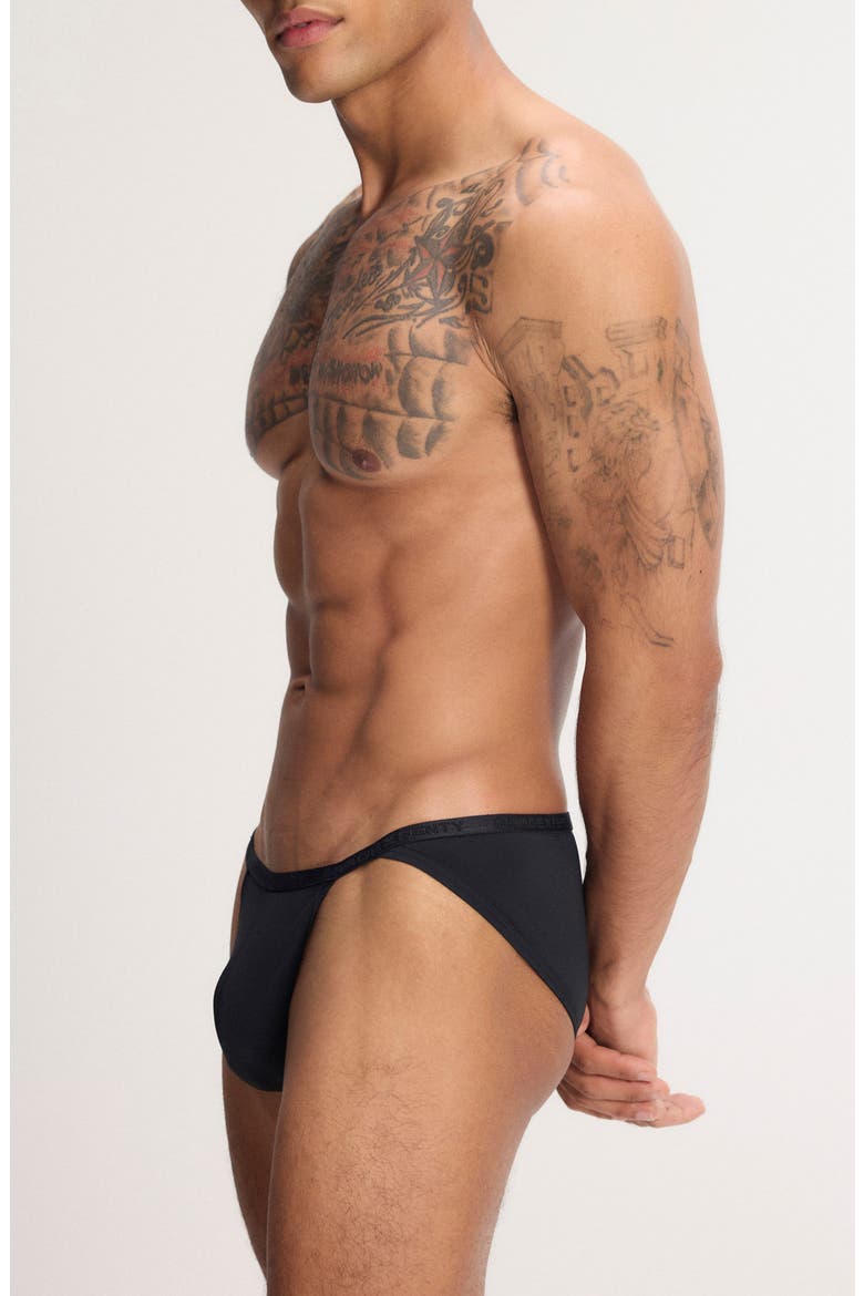 Flex Performance Micro Sport Briefs, Alternate, color, BLACK CAVIAR