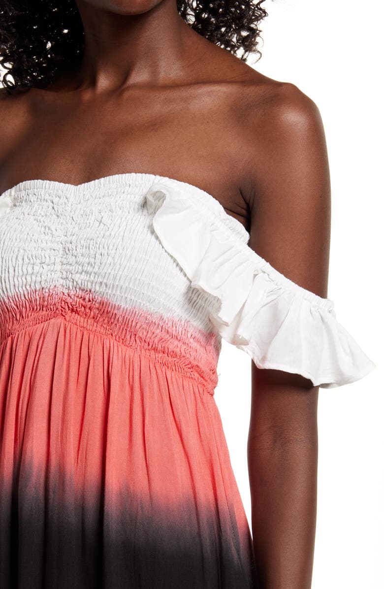 AREA STARS Annabelle Dip Dye Maxi Dress, Alternate, color, 