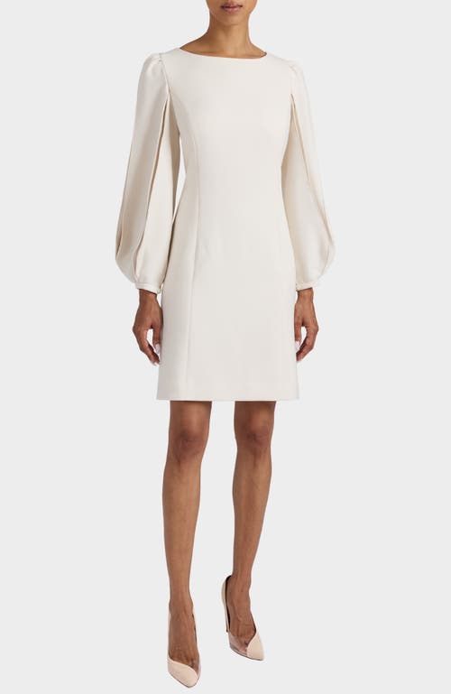Santorelli Arana Shift Long Sleeve Dress In Multi