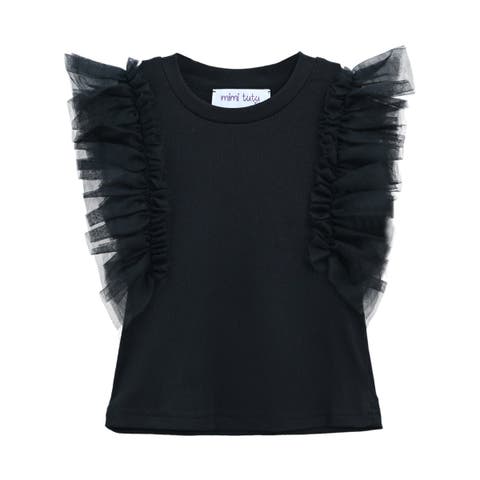 Tulle Frill T-Shirt (Toddler, Little Kid & Big Kid)