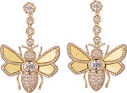 EYE CANDY LOS ANGELES Bee CZ Drop Earrings