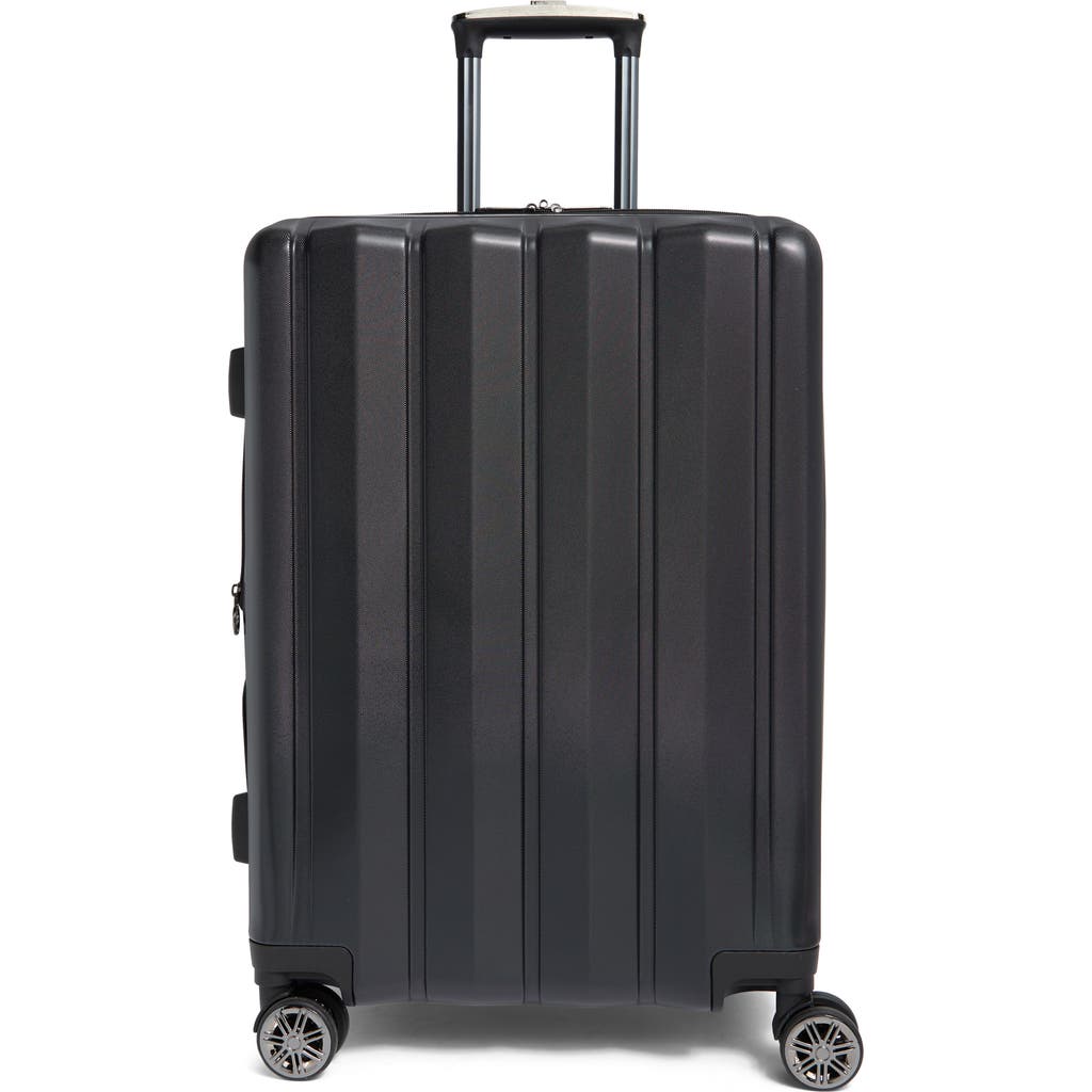 Calpak Zyon 25-inch Spinner Suitcase In Black