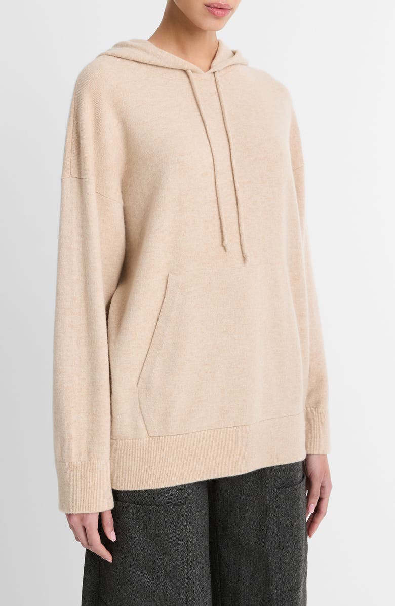 Vince Oversize Wool Blend Hoodie Sweater, Alternate, color,