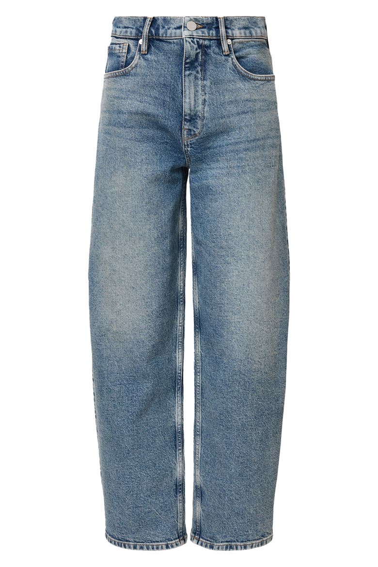 Sadie Barrel Leg Jeans, Alternate, color, WASHED INDIGO