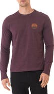 Threads 4 Thought Round Horizon Soft Wash Cotton Blend Graphic Long Sleeve T-Shirt