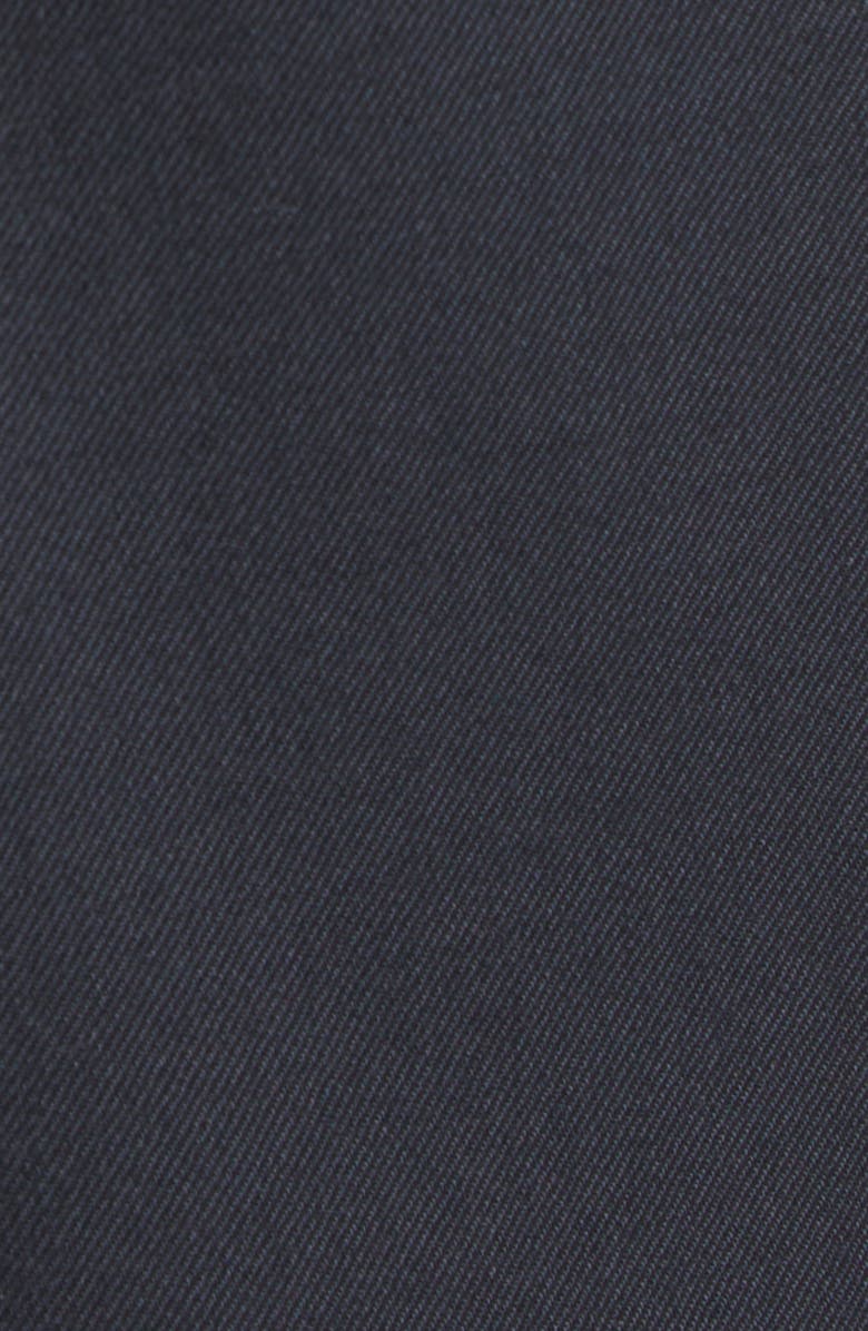 Johanna Ortiz Cascade Ruffle Wool Tea Pants, Alternate, color, Black