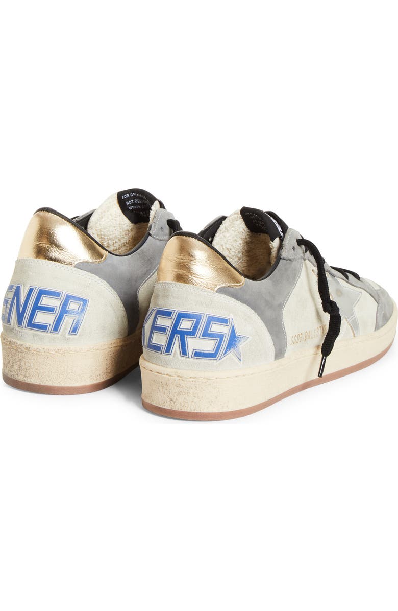 Golden Goose Ball Star Sneaker, Alternate, color, Grey/ Denim/ Silver/ Gold