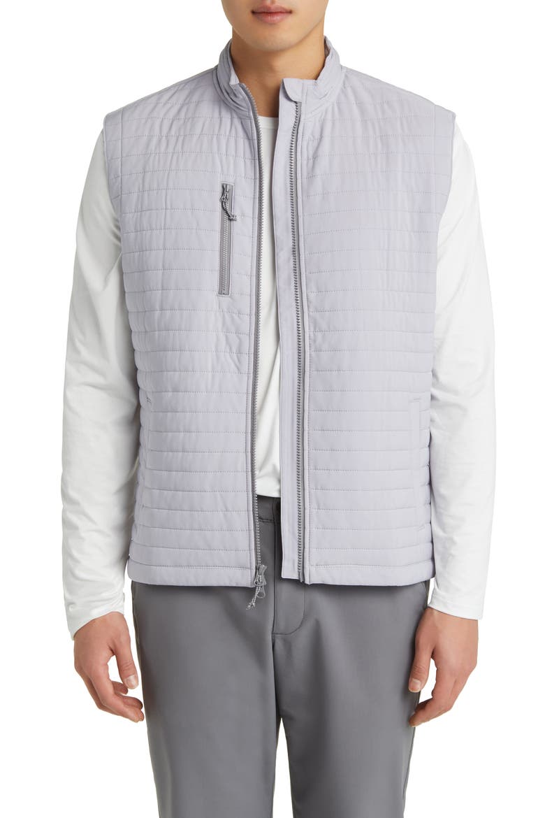 Crosswind Quilted Performance Vest, Main, color, SEAL
