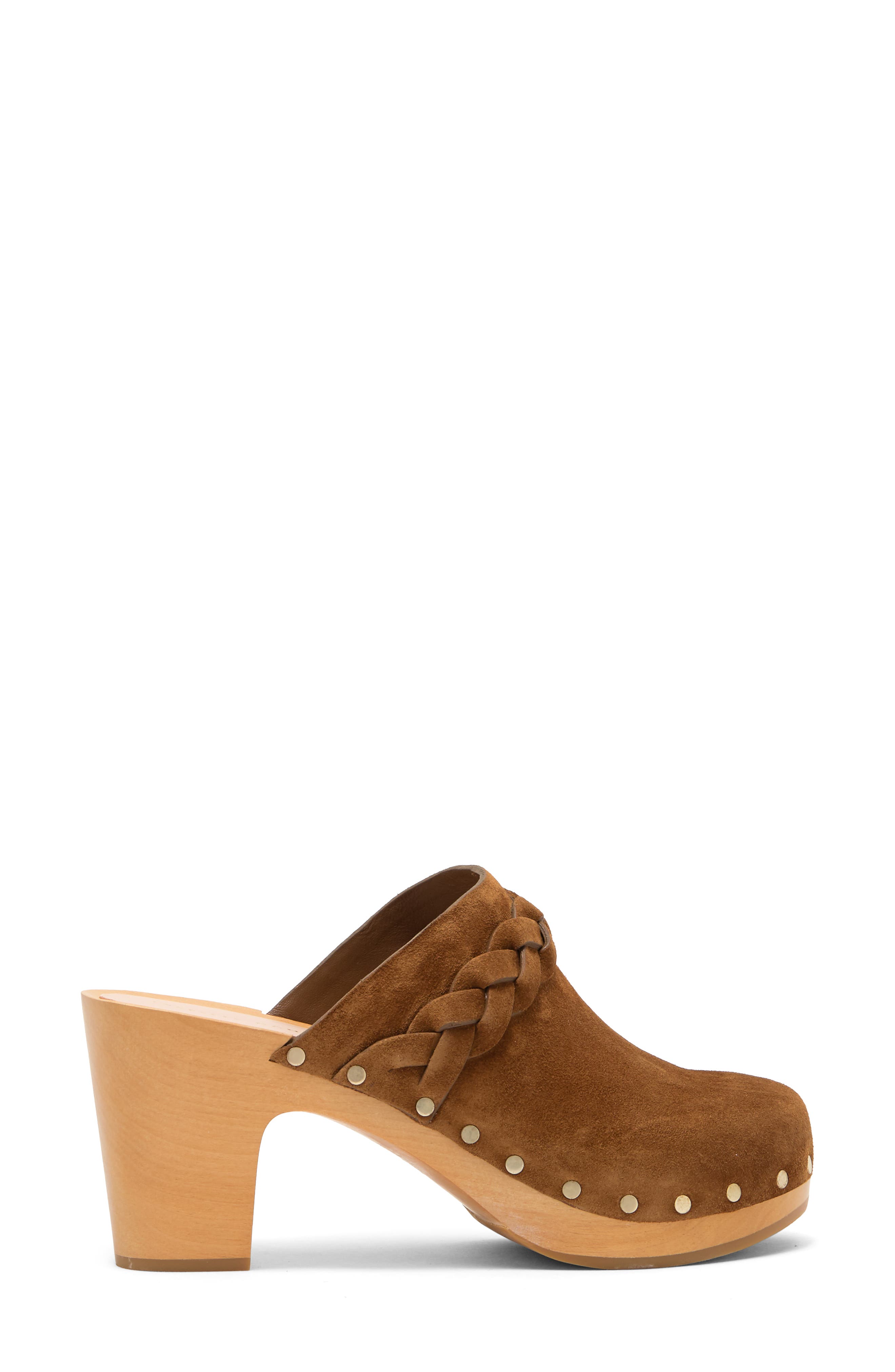 Loeffler Randall Merril Suede Mule, Alternate, color, Cacao