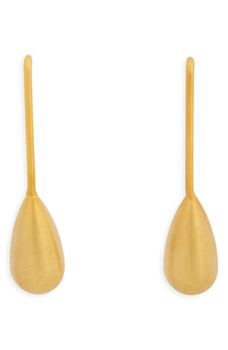 SAACHI Bar Teardrop Earrings, Alternate, color, Gold