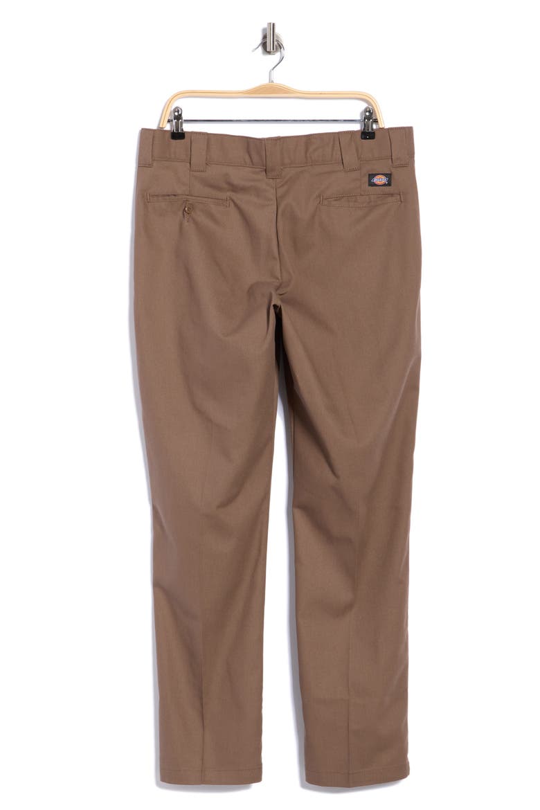 Tillys Flex Twill Slim Tapered Pants, Alternate, color, MEDIUM BROWN GROUP