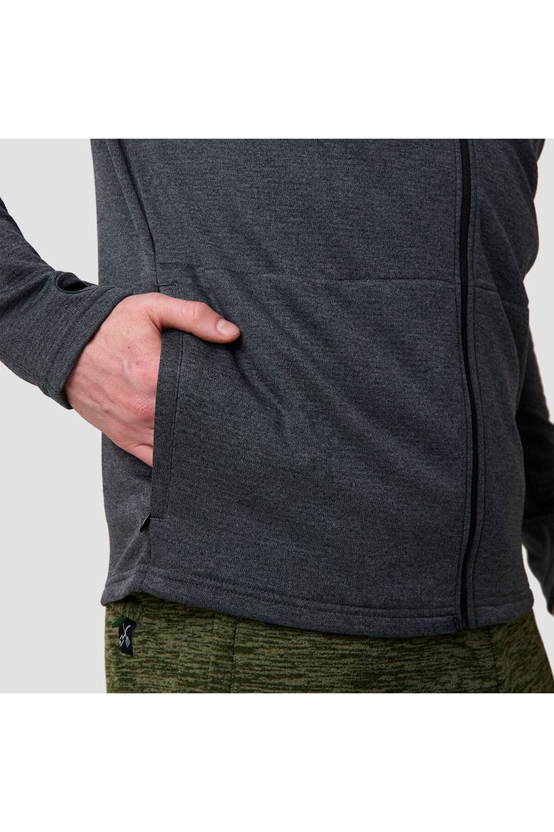 Unisex Baseline Midlayer Fleece Jacket, Alternate, color, Charcoal