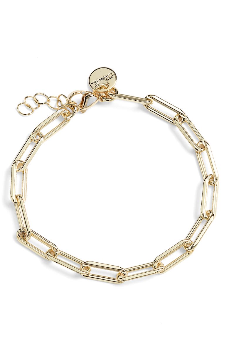 THE SIS KISS Leo Bracelet, Main, color, Gold