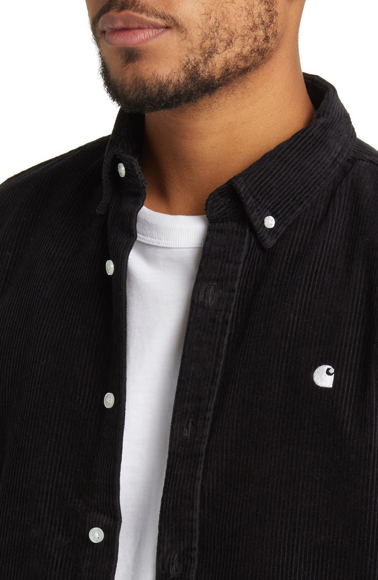 Carhartt Work In Progress Madison Corduroy Button-Down Shirt, Alternate, color,