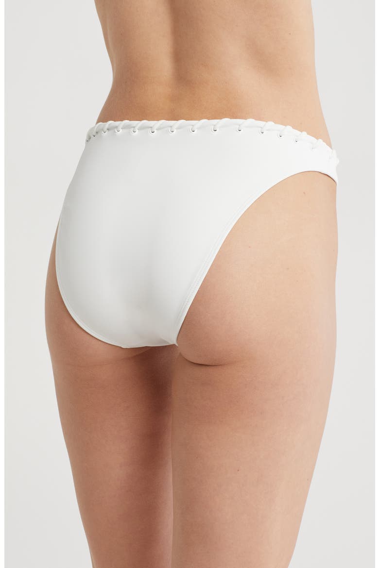 Whipstitch Bikini Bottoms, Alternate, color, WHITE001