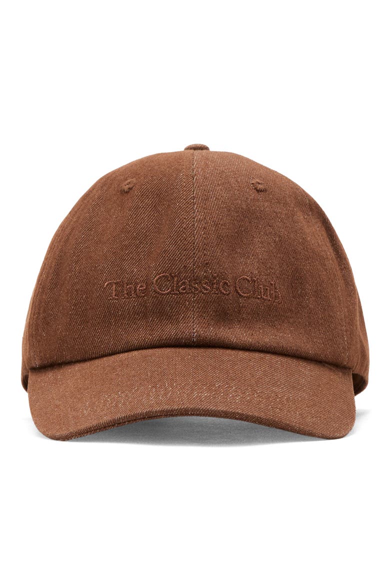 Classic Club Baseball Cap, Main, color, BROWN