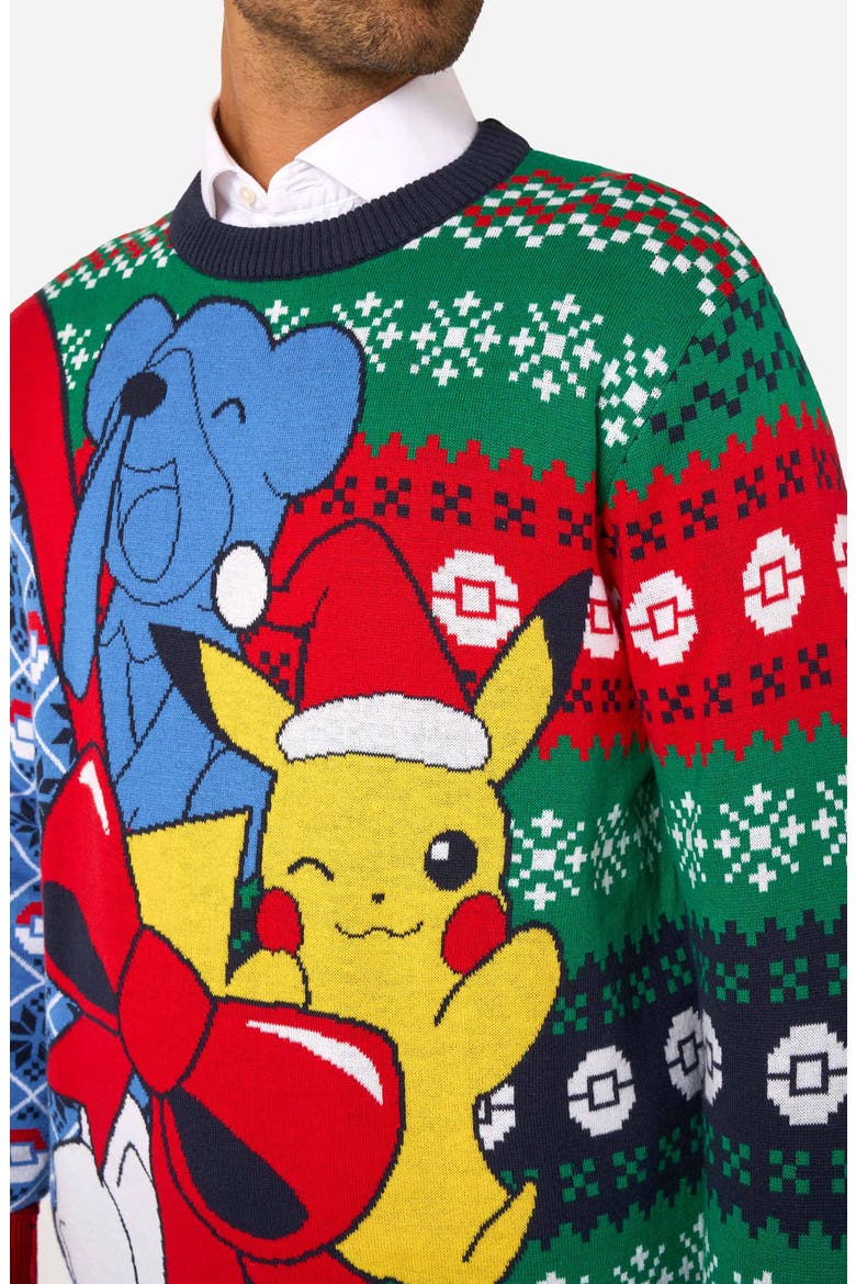 Pokémon Holiday Sweater, Alternate, color, MISCELLANEOUS