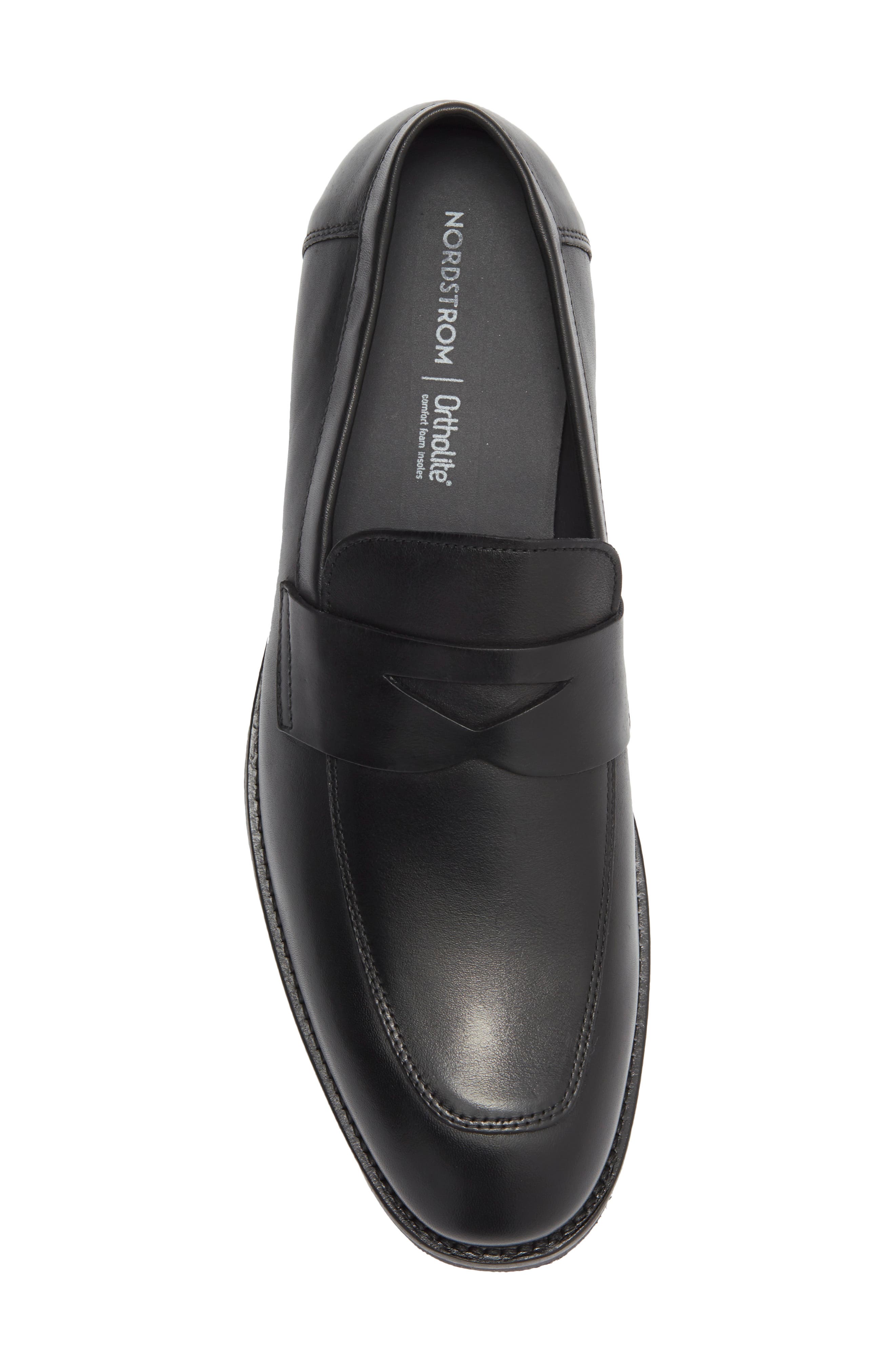 Matthew Penny Loafer, Alternate, color, BLACK