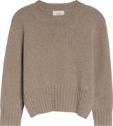 LOULOU DE SAISON Mora Three-Quarter Sleeve Cashmere Sweater