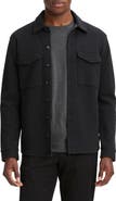 Vince Cotton Blend Shirt Jacket