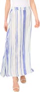 Vince Camuto Mixed Stripe Challis Skirt