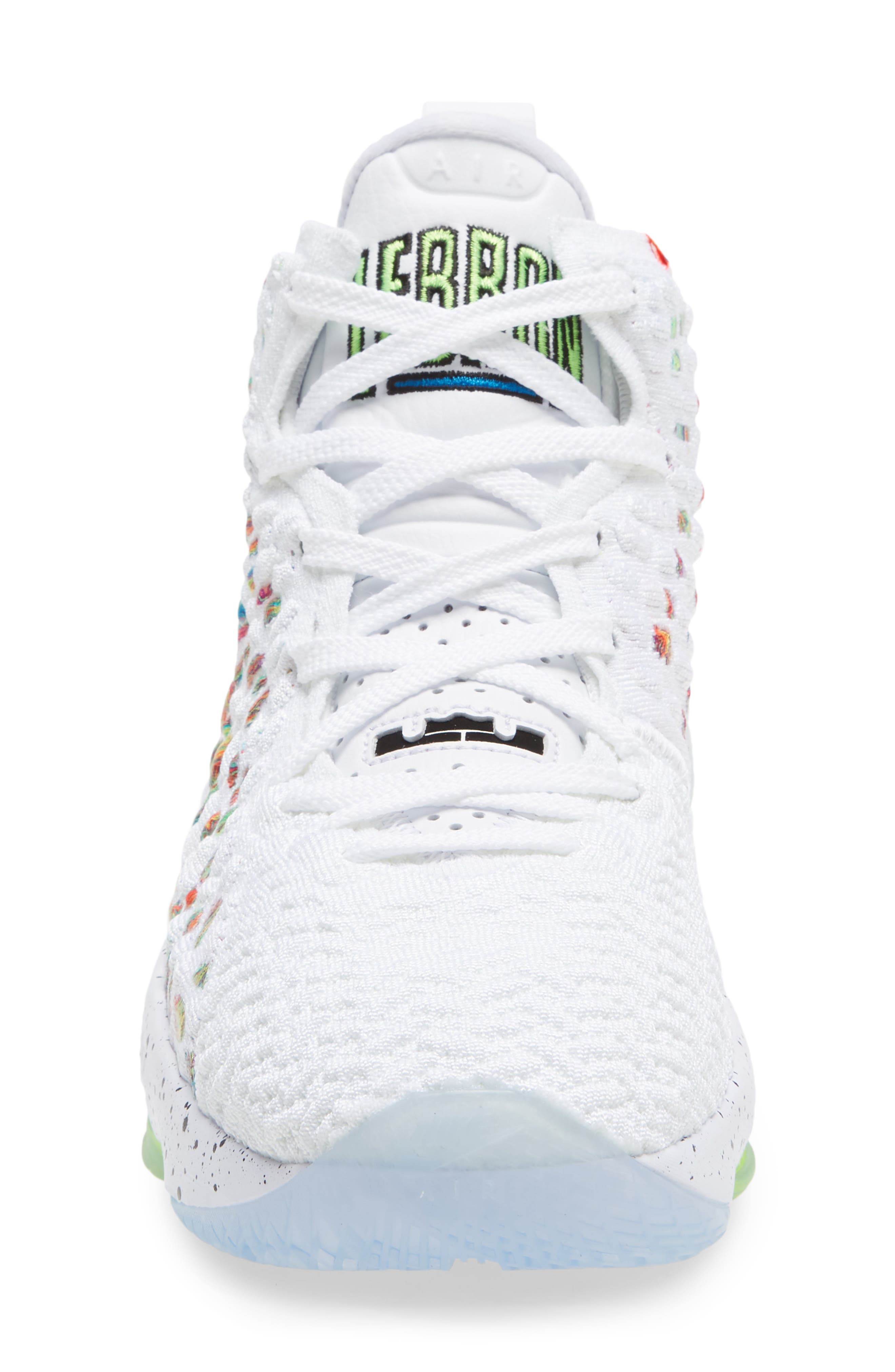 LeBron 17 Basketball Shoe, Alternate, color, WHITE/ BLACK-MULTI-COLOR