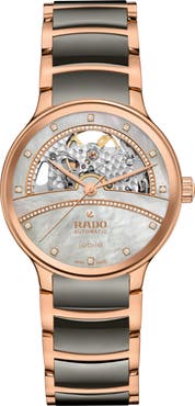 RADO Centrix Mother of Pearl Automatic Ceramic & Stainless Steel Watch