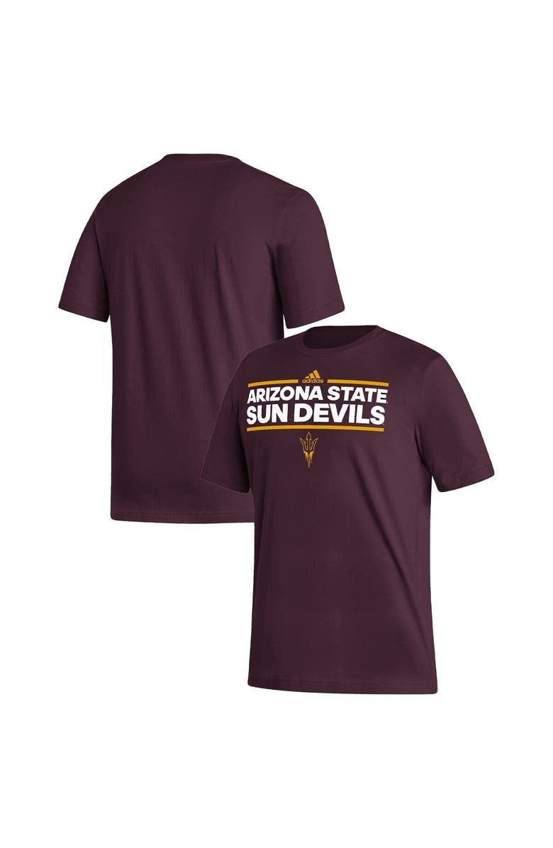 adidas Men's adidas Maroon Arizona State Sun Devils Dassler Fresh T-Shirt, Main, color, 