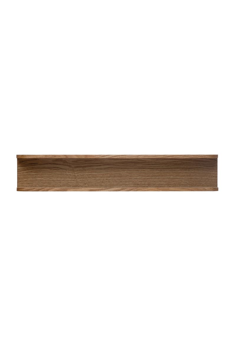 MDF Wall Shelf, Alternate, color, Brown