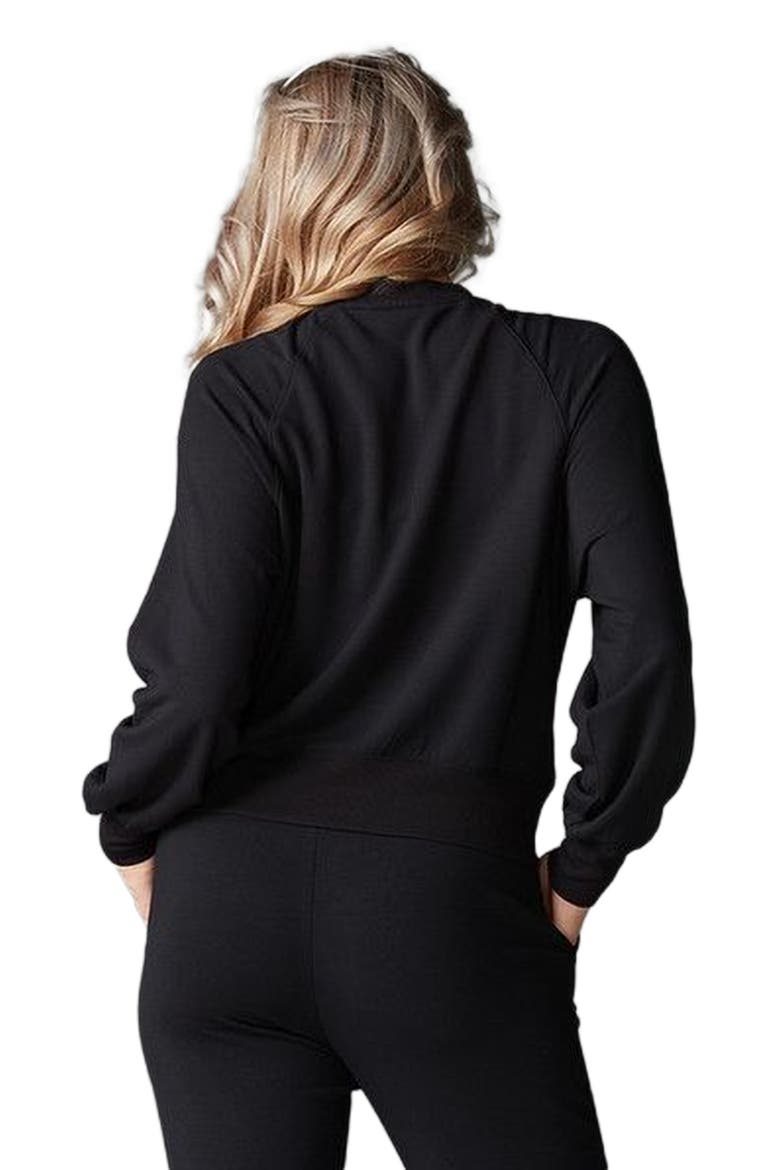 Ease Crew Sweatshirt, Alternate, color, TAVI EBONY