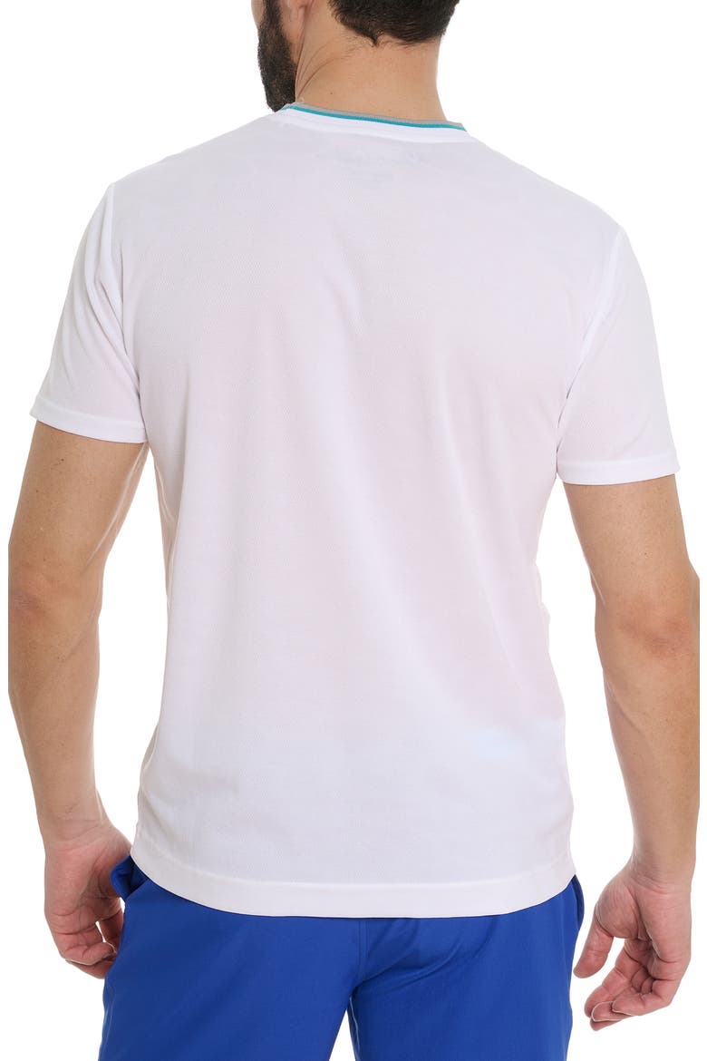 Pickle Passion Performance Ringer T-Shirt, Alternate, color, WHITE