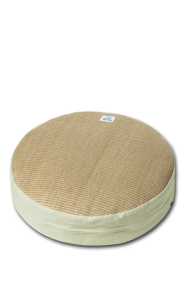 Touchcat 'Claw-ver Nest' Rounded Scratching Cat Bed with Teaser Toy, Alternate, color, NONE